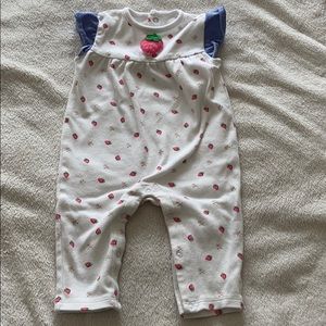 SALE 3/$12 Strawberry Shortsleeved Outfit